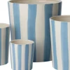 Intratuin bloempot Jake wit / blauw D 19 H 20 cm