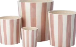Intratuin bloempot Jake wit / roze D 8 H 9 cm