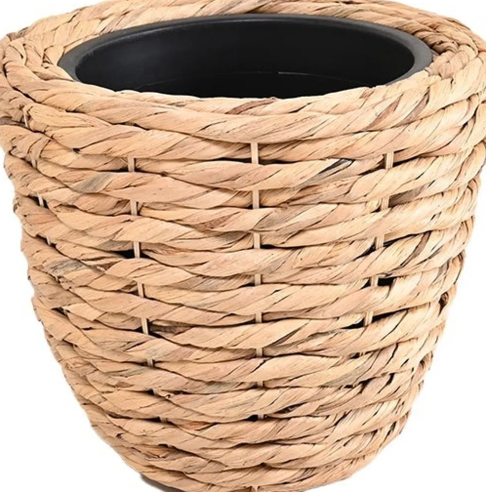 Intratuin bloempot Jaxx naturel D 40 H 35 cm