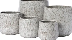 Intratuin bloempot Jinan crème D 18 H 16 cm