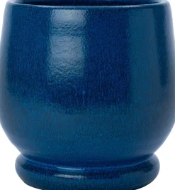 Intratuin bloempot Joah blauw D 25 H 25 cm