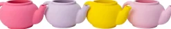 Intratuin bloempot Jody theepot geel 26 x 19 x 12 cm