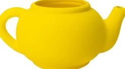 Intratuin bloempot Jody theepot geel 26 x 19 x 12 cm