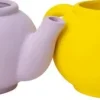 Intratuin bloempot Jody theepot donkerroze 26 x 19 x 12 cm