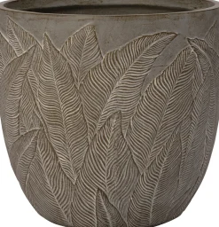 Intratuin bloempot Joris grijs D 25,5 H 25 cm