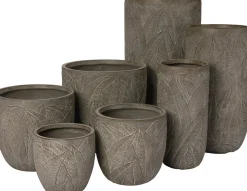 Intratuin bloempot Joris grijs D 44,5 H 43,5 cm
