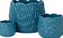 Intratuin bloempot Josip blauw D 8 H 6,5 cm