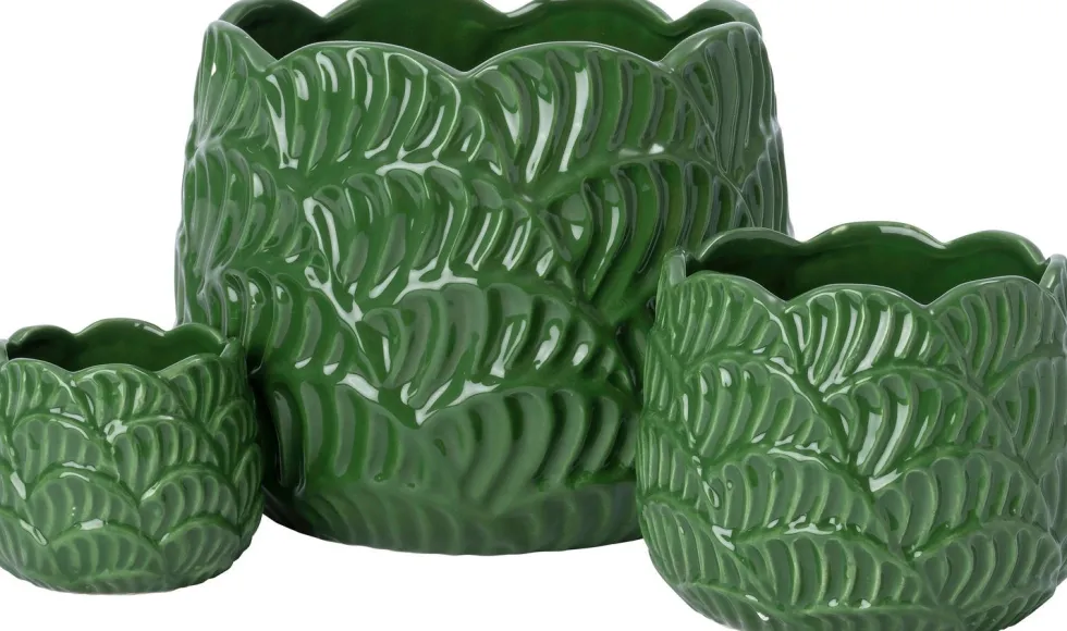 Intratuin bloempot Josip groen D 18 H 14,5 cm