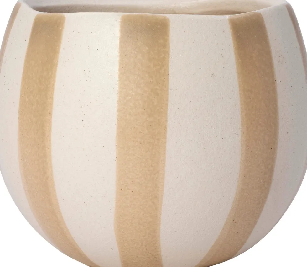 Intratuin bloempot Jude beige D 16,7 H 13,8 cm