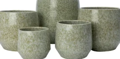 Intratuin bloempot Jurre groen D 26 H 24 cm