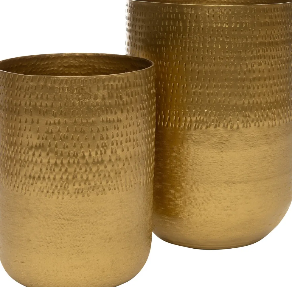 Intratuin bloempot Juul goud D 20 H 28 cm