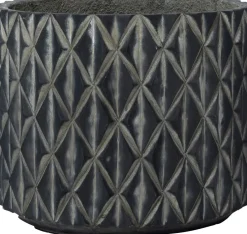 Intratuin bloempot Kaj zwart D 32 H 26 cm