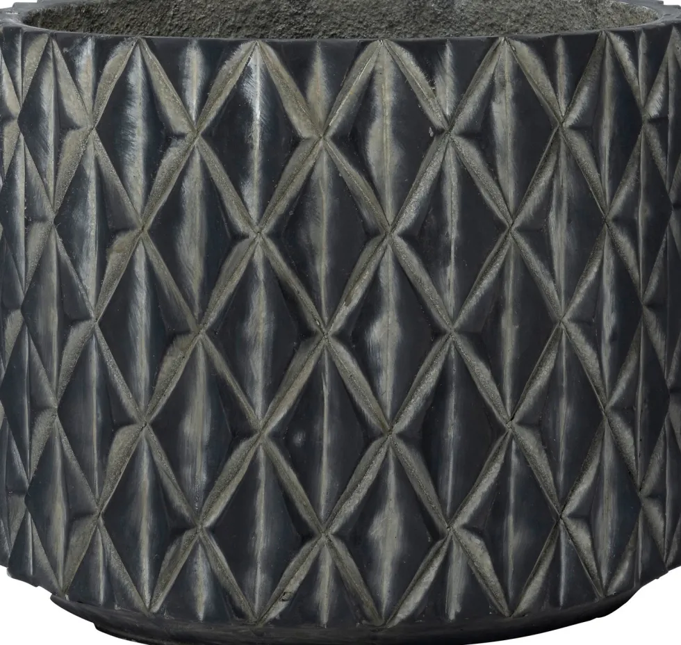 Intratuin bloempot Kaj zwart D 32 H 26 cm