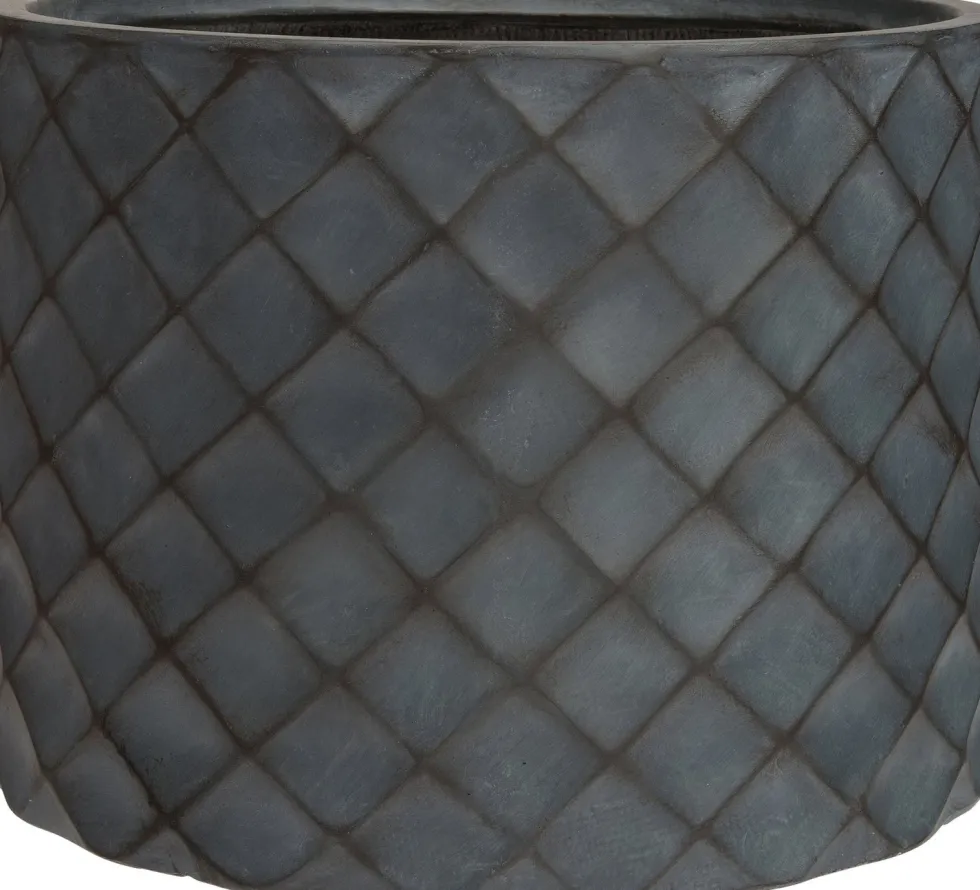 Intratuin bloempot Karin grijs D 43,5 H 32,5 cm