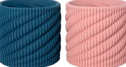 Intratuin bloempot Kari roze D 14 H 13 cm