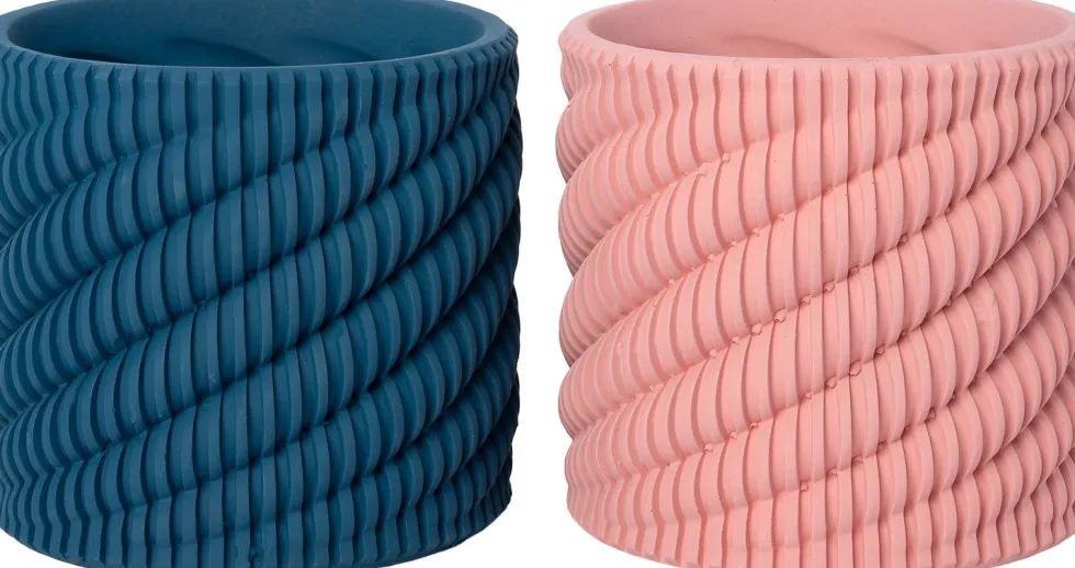 Intratuin bloempot Kari roze D 18 H 16,5 cm
