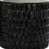 Intratuin bloempot Kenzi zwart D 14,5 H 13 cm