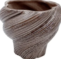 Intratuin bloempot Kera bruin D 16,9 H 14,8 cm