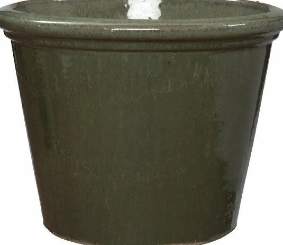 Intratuin bloempot Kik groen D 35 H 27 cm