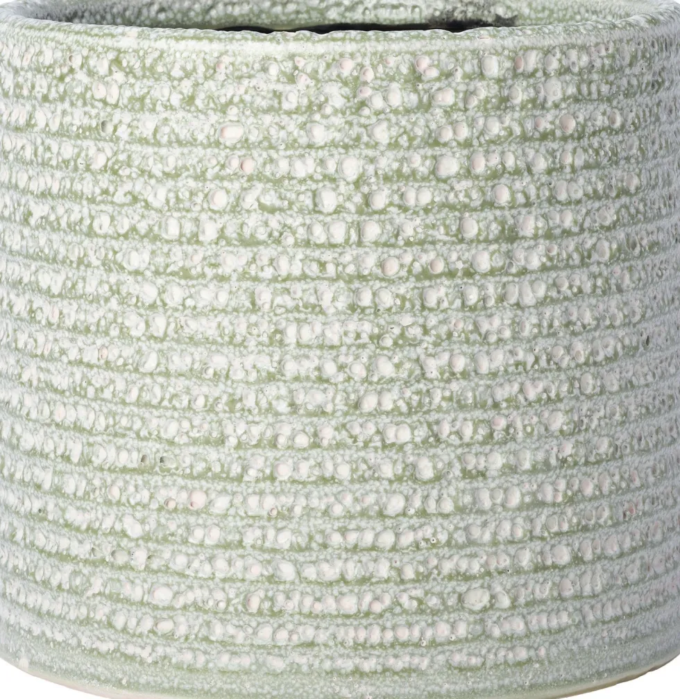Intratuin bloempot Korin groen D 17 H 15 cm