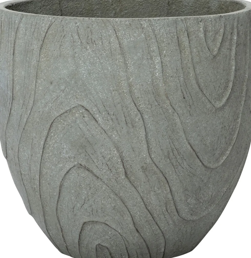 Intratuin bloempot Kos grijs D 39 H 37 cm