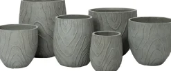 Intratuin bloempot Kos grijs D 39 H 37 cm