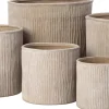 Intratuin bloempot Kova taupe D 16,5 H 15 cm