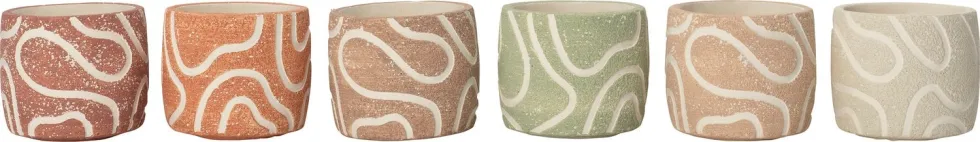 Intratuin bloempot Kyo beige D 14,5 H 13 cm