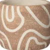 Intratuin bloempot Kyo bruin D 14,5 H 13 cm