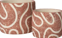 Intratuin bloempot Kyo terracotta D 8 H 7 cm