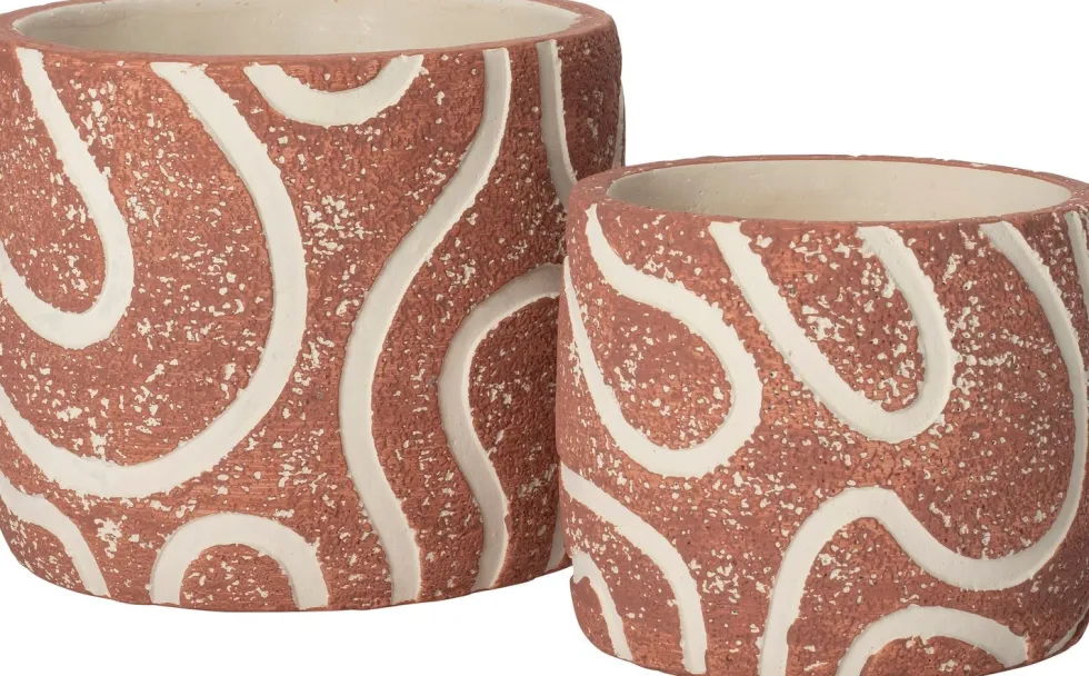 Intratuin bloempot Kyo terracotta D 8 H 7 cm