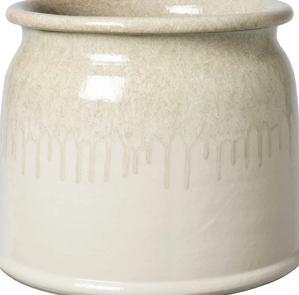 Intratuin bloempot Lelu crème D 20 H 16 cm