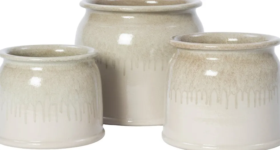 Intratuin bloempot Lelu crème D 18 H 15 cm