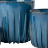 Intratuin bloempot Leno blauw D 8 H 7 cm