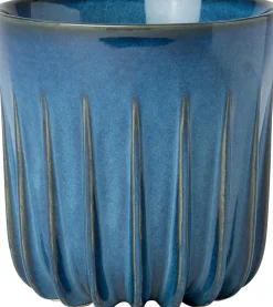 Intratuin bloempot Leno blauw D 8 H 7 cm