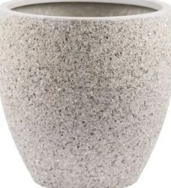Intratuin bloempot Leo lichtgrijs D 87 H 87 cm