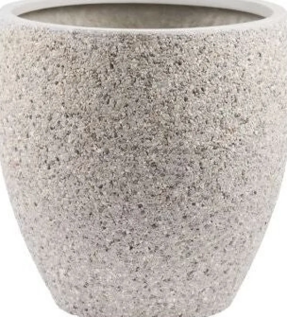 Intratuin bloempot Leo lichtgrijs D 44 H 44 cm
