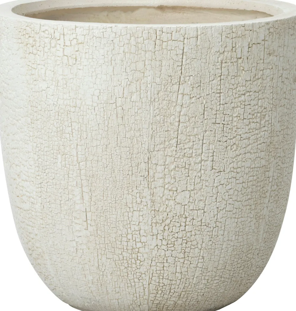 Intratuin bloempot Lex beige D 35 H 34 cm