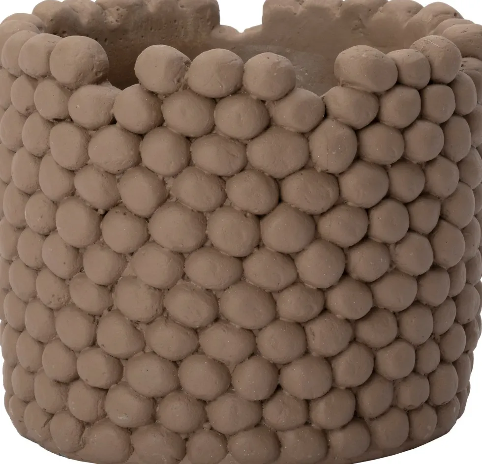 Intratuin bloempot Lian bruin D 9 H 7,5 cm