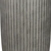 Intratuin bloempot Lijnen grijs D 34 H 64 cm