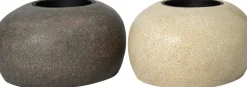 Intratuin bloempot Linda beige 59 x 50 x 30 cm