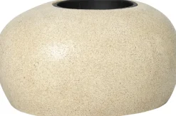 Intratuin bloempot Linda beige D 26 H 24 cm