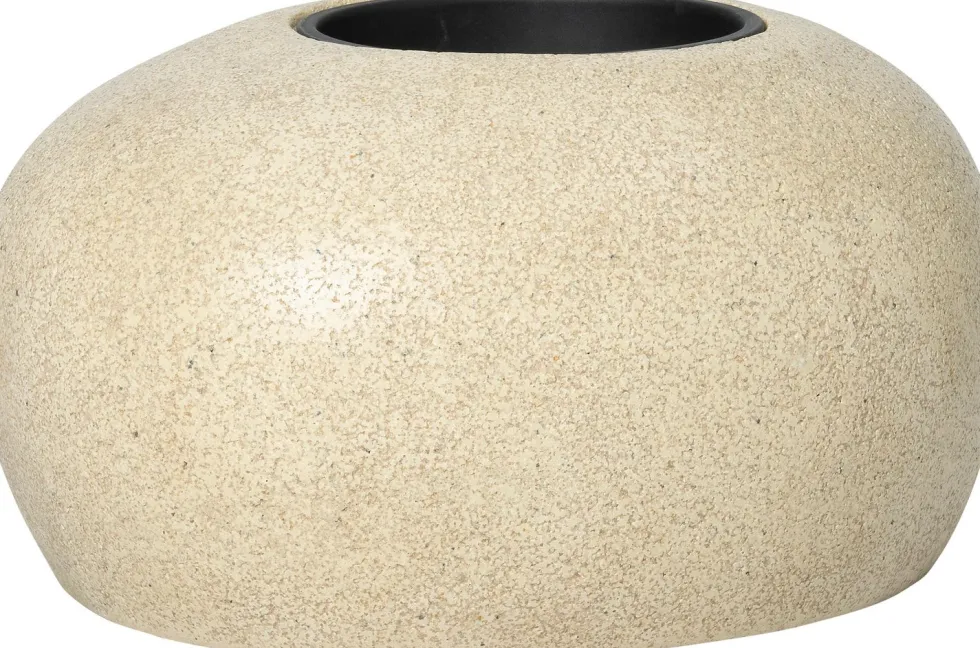 Intratuin bloempot Linda beige D 26 H 24 cm