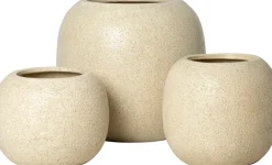 Intratuin bloempot Linda beige D 34 H 26 cm