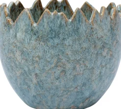 Intratuin bloempot Lio blauw D 18 H 14 cm