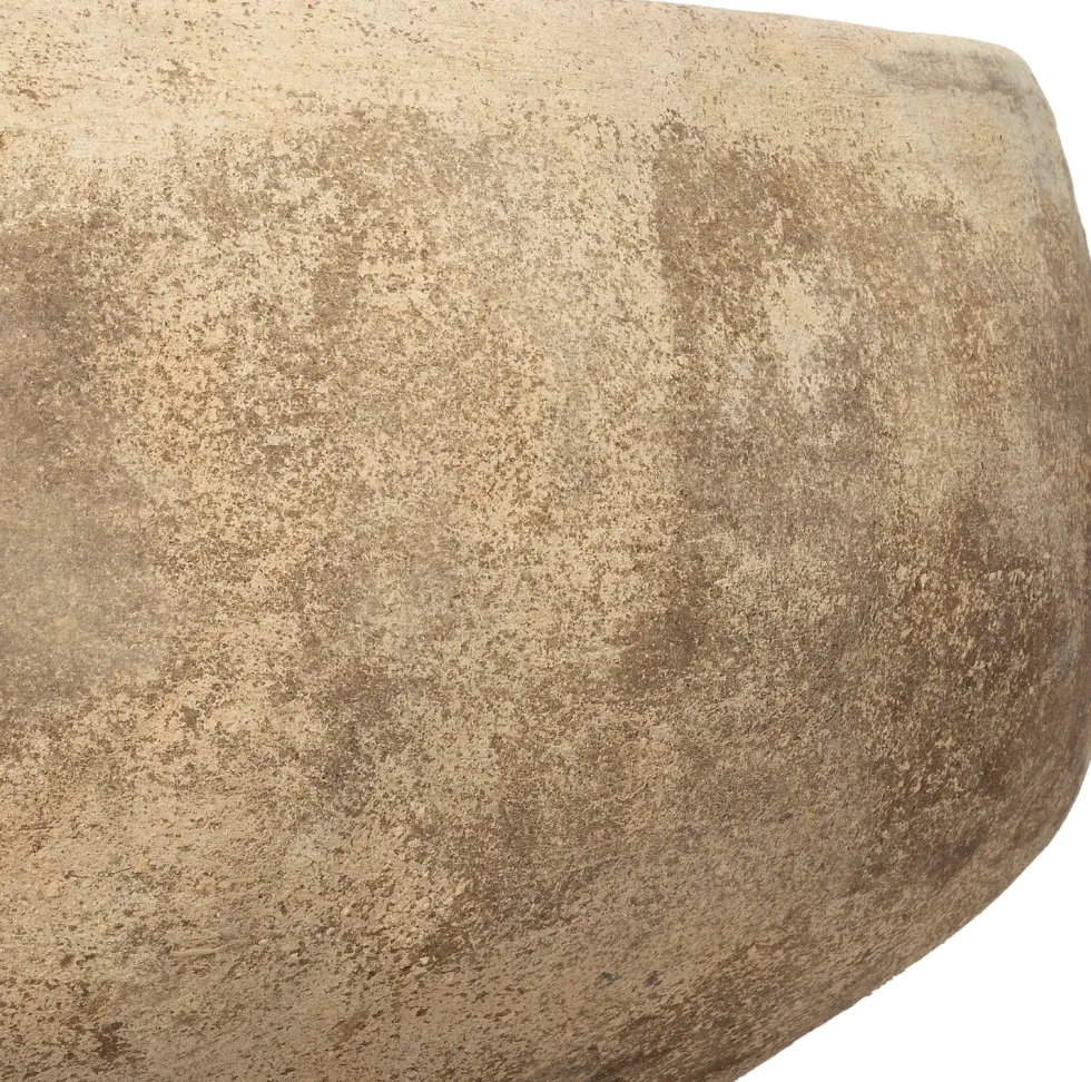 Intratuin bloempot Lisa beige D 22 H 12 cm