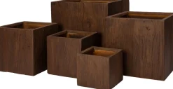 Intratuin bloempot Lisse bruin 30 x 30 x 28,5 cm