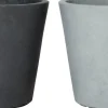 Intratuin bloempot Liv lichtgrijs D 27 H 24 cm