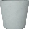 Intratuin bloempot Liv lichtgrijs D 18 H 17 cm