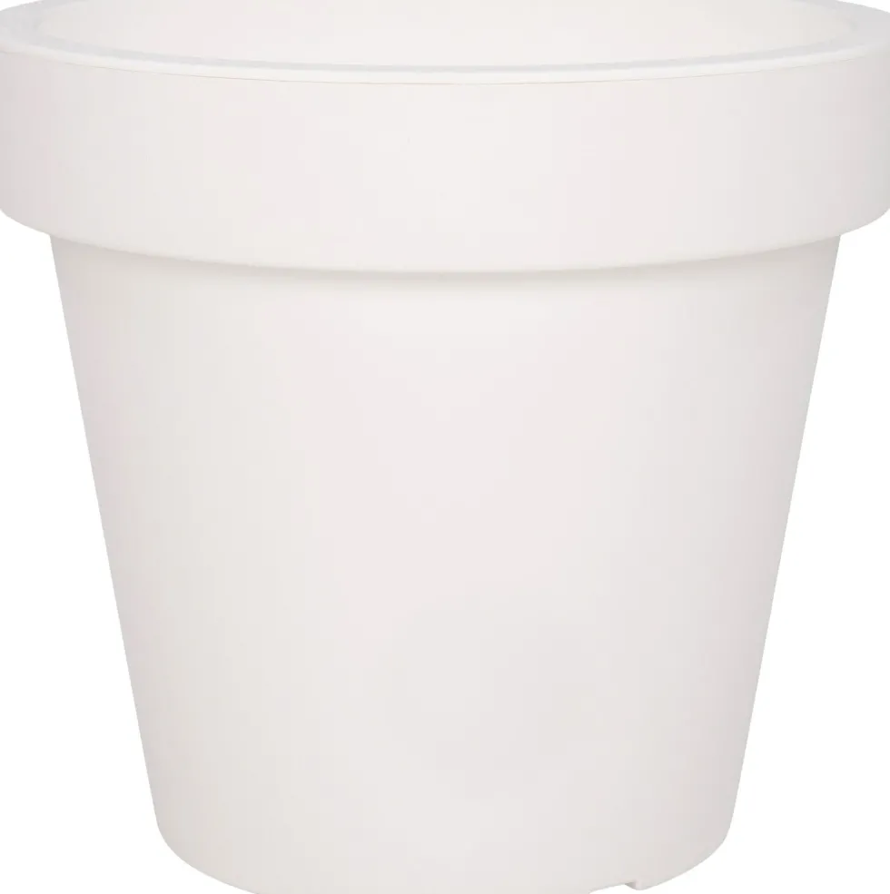 Intratuin bloempot Lofly wit D 49 H 45,5 cm